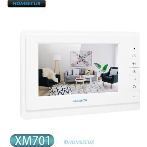 HOMSECUR XM701 7inch Indoor Monitor For Video Door Phone Intercom System