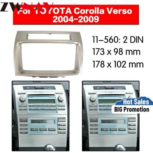 Car DVD Player frame For TOYOTA VERSO 2004 2005 2006 2007 2008 2009 Auto Radio Multimedia NAVI fascia