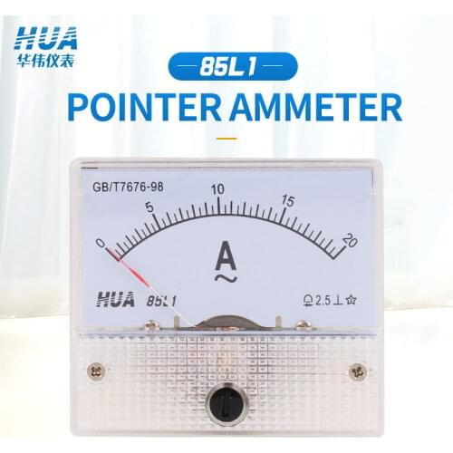 85L1 AC Analog Ammeter 1A2A3A5A10A15A20A30A50A 30/5 50/5 75/5 100/5 150/5 200/5 300/5 400/5 etc, factory direct sales