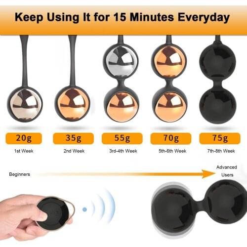 Vaginal Balls Ben Wa Balls Adult Sex Toys 10 Speed Kegel Balls Exerciser for Women Vagina Tight Love Balls with Remote Control