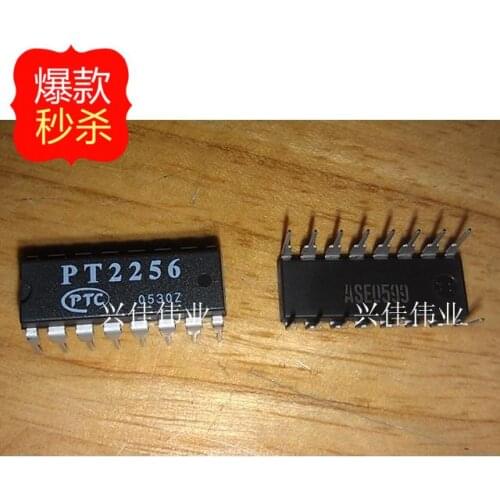 10PCS Genuine new original PT2256 DIP16 PTC