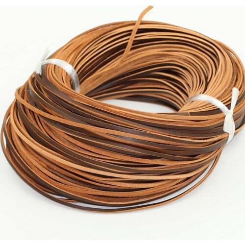 1000 meters/Lot 3*2mm genuine leather cord For DIY Necklace Bracelet Accesspries