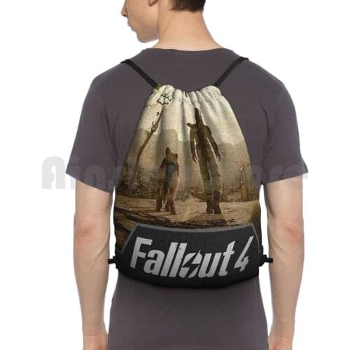 4 Retrofied! ( V2 ) Backpack Drawstring Bags Gym Bag Waterproof Retro Classic Videogames Video Games Video Games Computer