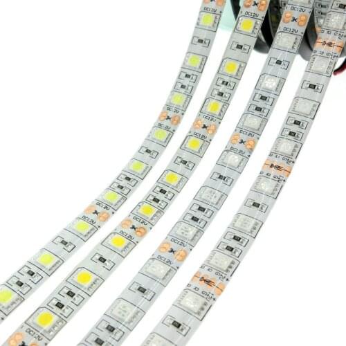5M/roll 300 LED SMD 5050 Waterproof Flexible LED Strip Light Warm White Cool White RGB Home Automobile Decoration