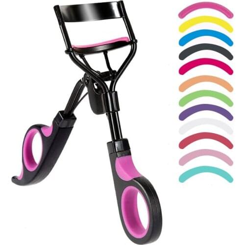 8PCS Eyelash Curler Replacement Pads+1 PCS Curler Universal Type Curling High Elastic Rubber Pad Face Beauty Eyelash