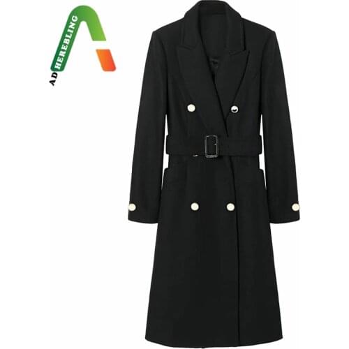 Adherebling Women's Insulated Trench Coats