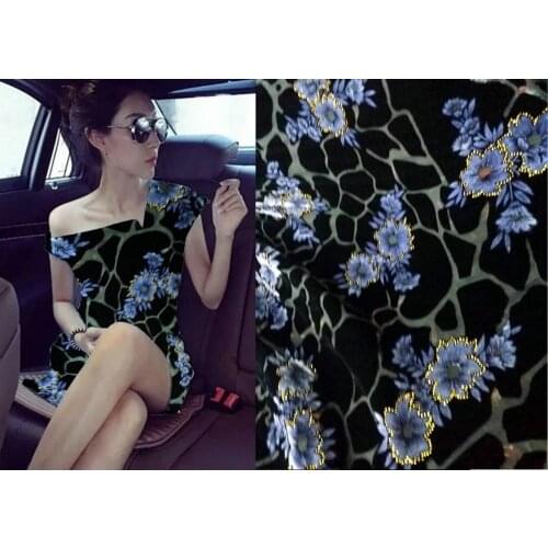 High African Cord Lace Silk Fabric For Sewing Velvet Cotton Fabric Meter Flowers Tissue black dress with stone alibaba express