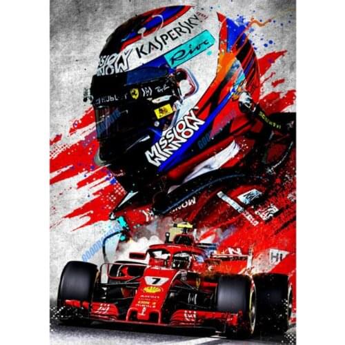 DIY Diamond Painting Full Drill Cross Stitch Kits 5D Diamond Embroidery FI Racer Graffiti Handmade Art Home Decor Mosaic