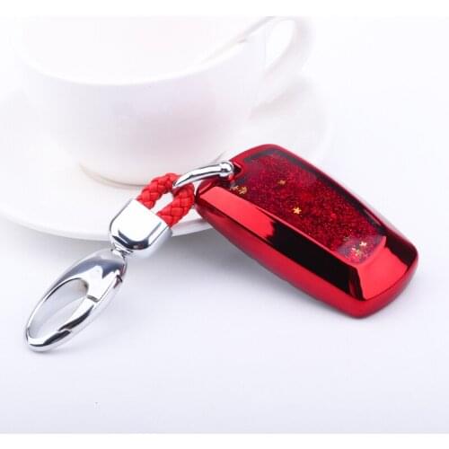 Quicksand TPU Car Key Case Protection Cover For BMW 520 525 f30 f20 f10 F18 118i 320i 1 3 5 7 Series X3 X4 M3 M4 M5 g30 Keychain