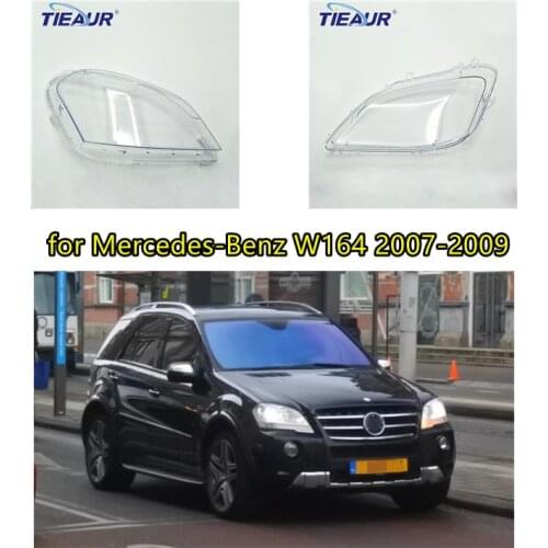 Car Headlight Cover for Mercedes-Benz W164 ML400 450 ML350 ML320 500 2007 ~2009 2010-2012 Auto Shell Headlamp Lampshade