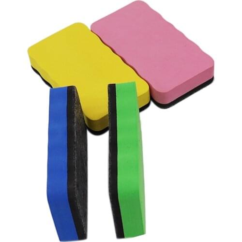 Mini Dry Erase Erasers, 24 Pack Magnetic Whiteboard Dry Erasers Chalkboard Cleaner Wiper for Kids and Classroom Supplies