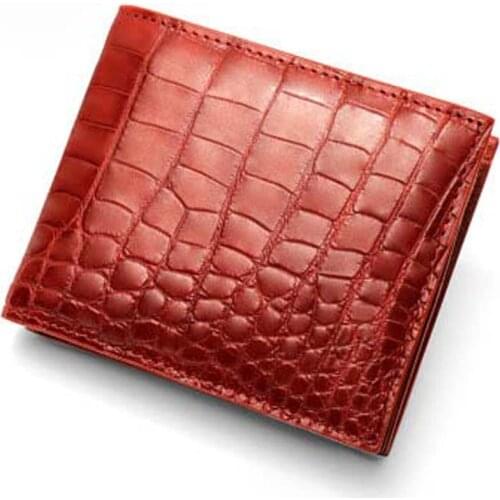 Weitasi Thailand crocodile men wallet male crocodile leather short business multi-function men wallet More card holder