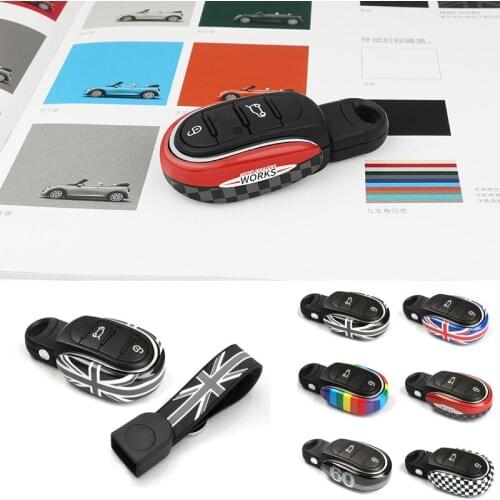 Car Remote Smart Key Cover Case Chain Keychain For BMW MINI Cooper S Countryman F60 Clubman F54 F55 F56 F57 Styling Accessories