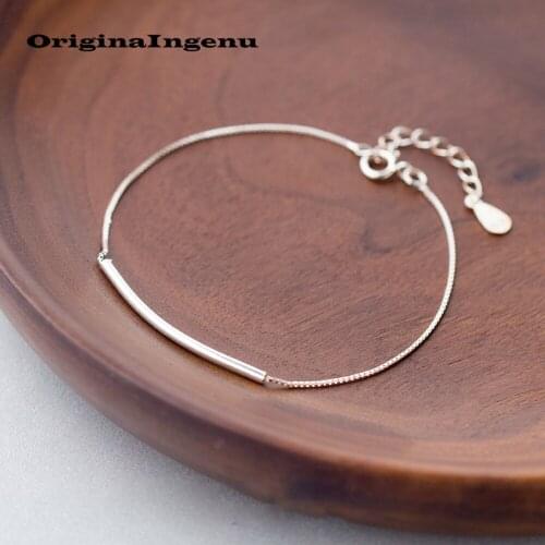 Jewelry 925 Silver Bracelets Bangles Minimalism Charms Vintage Boho Birthday Gift Original Indian Jewelry Bracelets for Women