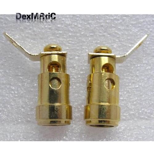4pcs Self-locking quick connectors Gold-plated copper Banana connector New