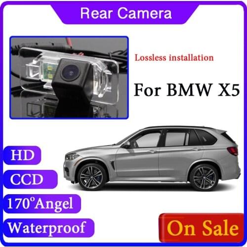 Reversing Back Up Waterproof Car Camera For BMW X5 E53 E70 F15 F85 1999~2018