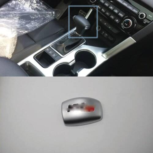 Car Accessories Interior Decoration ABS Gear Shift Head Cover Decoration Trim 1pcs For Kia KX5/Sportage 2016