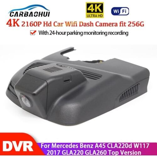 4K Car DVR Wifi Video Recorder Dash Cam Camera high quality hd For Mercedes Benz A45 CLA220d W117 2017 GLA220 GLA260 Top Version