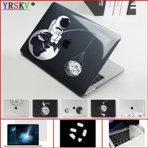 New 3D Space Astronaut Series Laptop Case For Apple Macbook M1 Chip Air Pro Retina Touch Bar ID 11 12 13 15 16 inch Cover Case