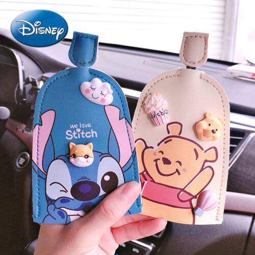 Disney Mickey Mouse Lilo & Stitch Car Universal Key Case Household Large-capacity Key Case Key Protection Cover