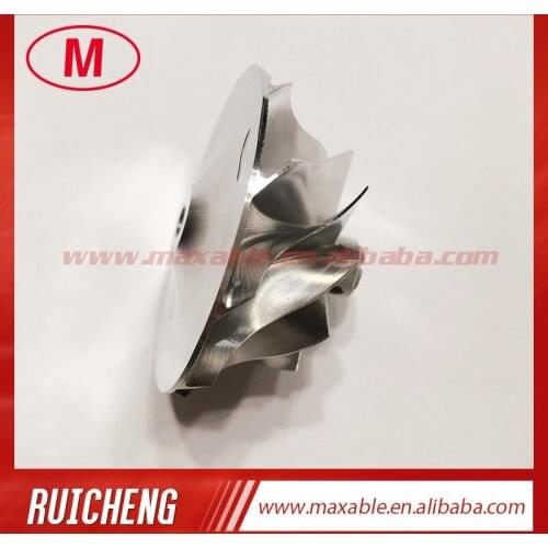 GT15-25 37.75/52.00mm 10+0 blades turbocharger billet/milling/aluminum 2618 compressor wheel