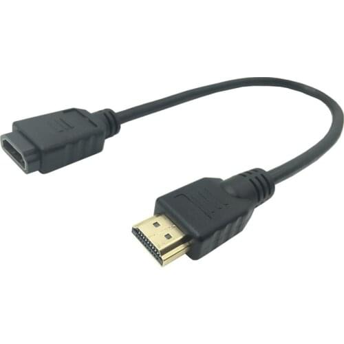 HDMI Adapter cable Type A hdmi Male female 1.4V 1080P Black Extension Connectors 30cm extension extender 1.4 V