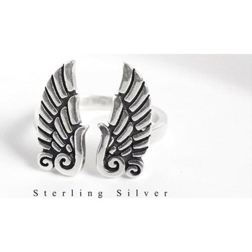 Summer Vintage Wings Rings For Women Boho Geometric Female Finger Rings Party Bohemian Jewelry Korean Gift