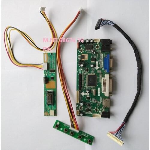 M.NT68676 For LTN184KT01 LCD LED Controller Board driver DIY display 18.4" HDMI-compatible VGA 1680*945 panel cable card KIT