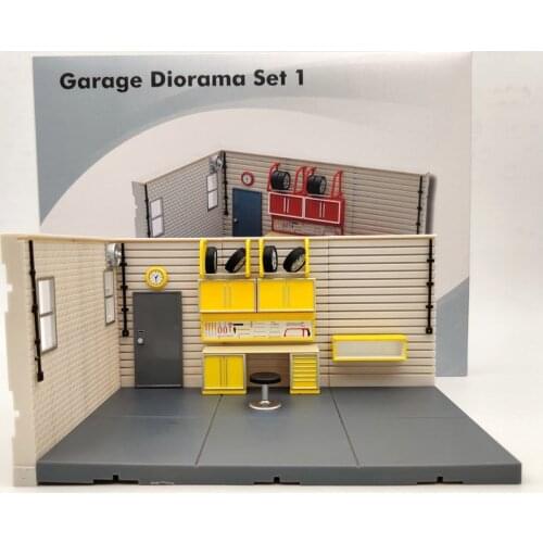 1/2/4 PCS 1/43 Scale Aurora Garage Diorama Scene Model (not include model cars)