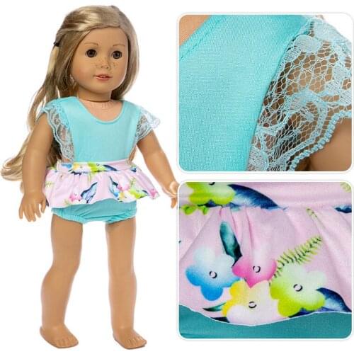 New V-shoulder clothes Fit With American Girl Doll Dress 18 Inch Doll Clothes And Accessories Dresses (Shoes are not included)
