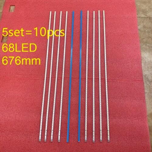 5set=10pcs LED Backlight strip For SONY KLV-60EX640 KDL-60R550A KDL-60R555A Sharp LC-60LE640U LC-60LE751 JE600D3GV2AY LE60A5000