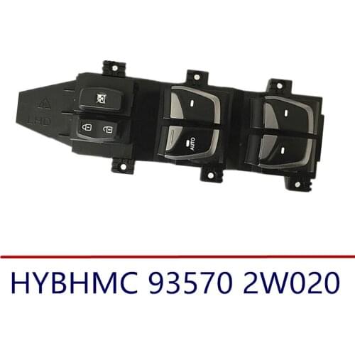 Front left door window glass lifter control switch for hyundai 2011-2015 Santa Fe 935702W020 93570-2W020