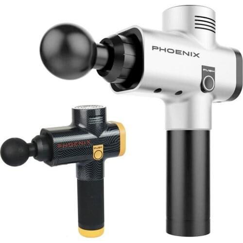 Muscle Massage Gun 24V LED Therapy Gun Adjustable Intensity for Exercising Muscle Pain Relief Body Shaping with 4 Heads