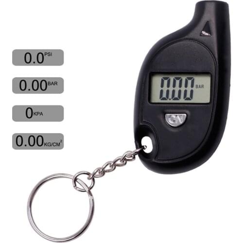 Portable Digital Car Tire Pressure Gauge Mini Automobile Motorcycle Tyre Pressure LCD Display Meter Tester Tire Detect Tool