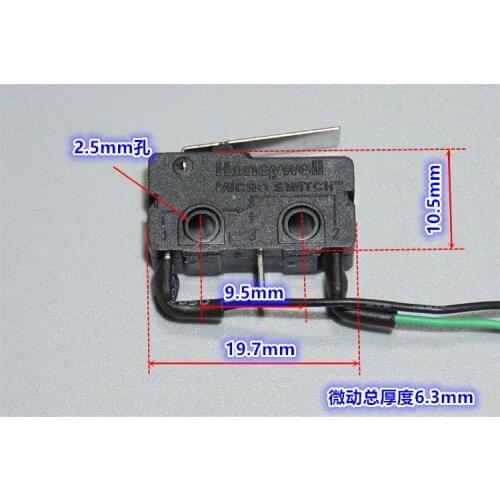U.S. gold plated contact microswitch travel switch normally open and normally closed micro 0.5A signal touch switch