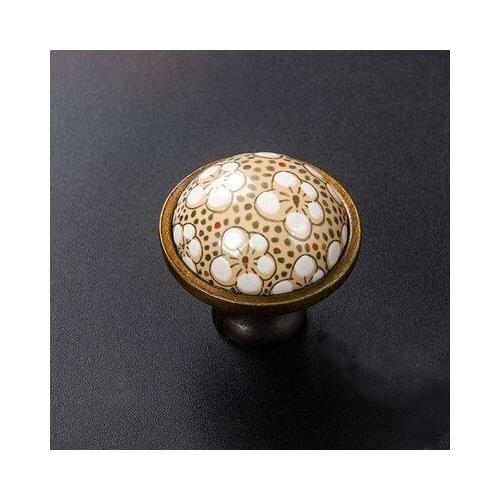 Blossom Knobs Drawer Knobs Handles Countryside Kitchen Cabinet Pull Handle Knobs / Dresser Handles Decorative Hardware