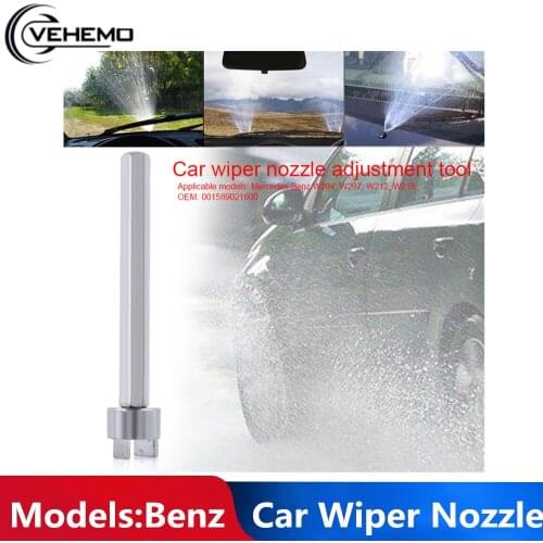 Hand Tools Windscreen Washer Fan-Shaped Spout Mist Nozzle Car Wiper Windscreen Accessories For Mercedes Benz W204 W207 W212 W218