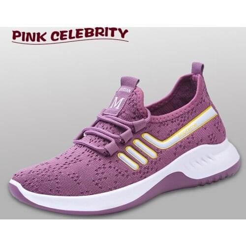 Mesh Sneakers WomenS Casual Flying Woven Lace-Up Soft Sole Lightweight Breathable Running Shoes Kроссовки Женские