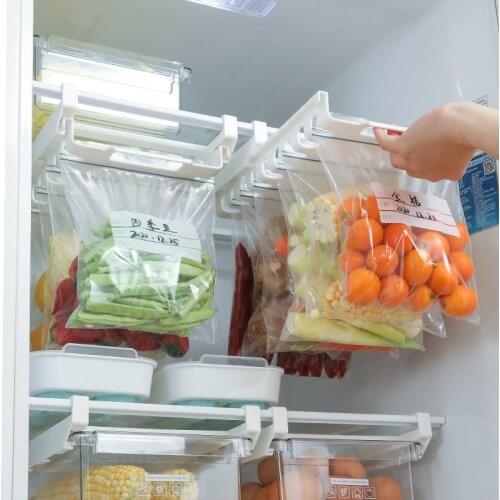 Food Preservation Bag Refrigerator Preservation Storage rack Bag Fruit and Vegetable Sealed Bags Reusable Food Organizer