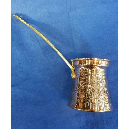 Turkish Coffee Pot, Stove Top Thickest Solid Hammered Copper Coffee Turkish Pot Handmade Very Thick 1 mm 1 pcs