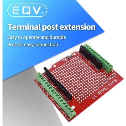 Screw Shield 1.0 Standard Proto Screw Shield Assembled Prototype Terminal Expansion Board forArduino Opening Source Reset Button