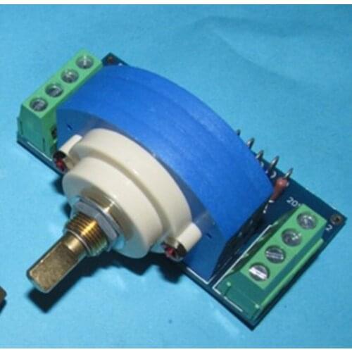 12-step stepped volume potentiometer with high-precision metal film resistor assembly, error is much less than 1