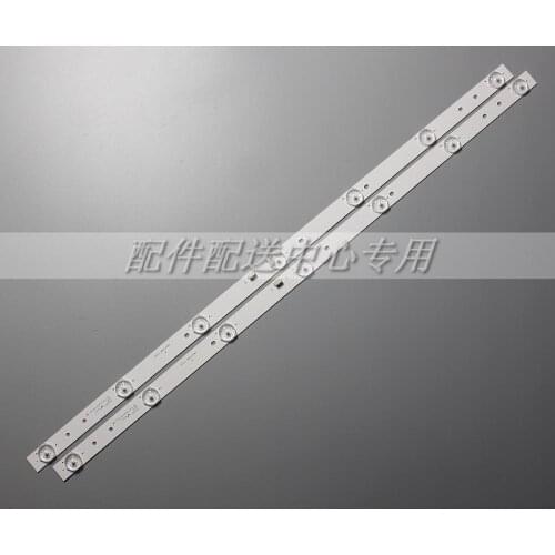 2pcs x LED Backlight Strip for Haier 32" TV LD32U3100 32EU300 CRH-F32PL3030020756P LE32B510x LE32B310P 7-LEDs 590mm