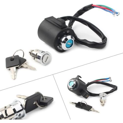 Aluminum Motorcycle Ignition Switch Lock Key Set For Harley Sportster 883 XL 883 1995 1996 1997 1998 1999 2000 2001 2002 2003