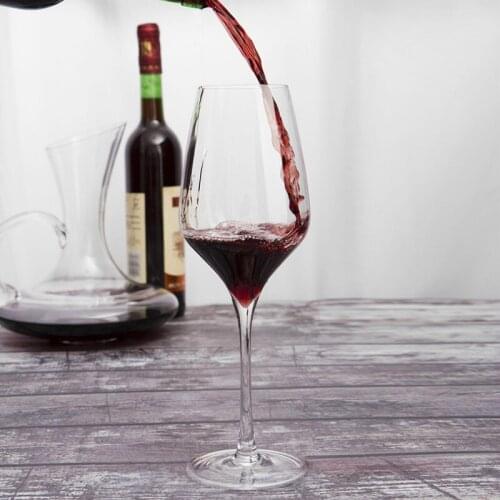 Red Wine Glass Cup 550Ml Creative Lead-Free Crystal Glass Goblet Family Bar Chateau Wine Tasting Cup Cold Cutting Technology