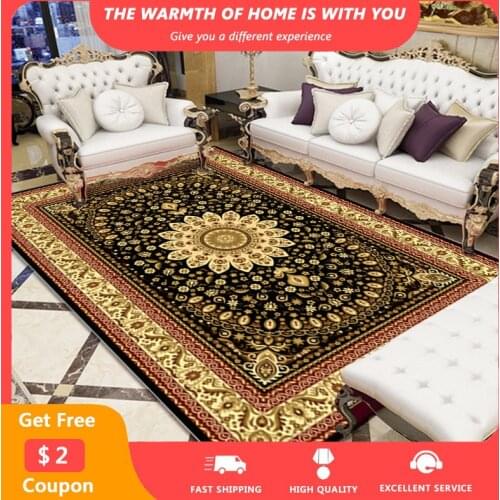 Persian Style Large Area Rugs Retro Ethnic Carpets for Living Room Non-slip Absorption Rug Drop Shipping Floor Capet alfombras