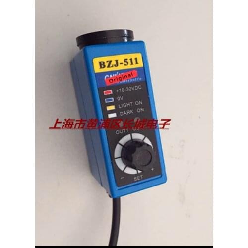BZJ-511 Green NPN Color Code Sensor Packing Machine Sensor Color Mark Sensors Optical Switch