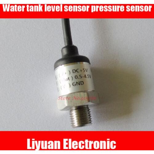 5KPA 40KPA 10KPA pressure sensor 0.5 m 1M 4M water tank level sensor 0.5V-4.5V level sensor G1/4 3-wire