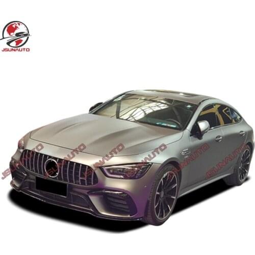 For 2020 Benz AMG GT50 GT53 X290 Upgrade To GT63 Body Kit Front Bumper Rear Diffuser Rear Spoiler Wing Panel