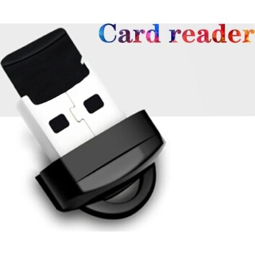 Mini USB 2.0 SD/TF Card Reader For Laptop/PC, Fast Transmission memory card reader, Support USB Devices Portable Card Reader